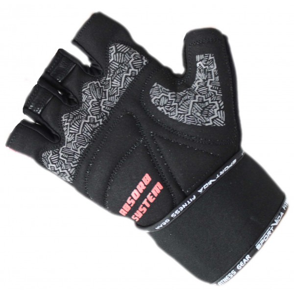 Перчатки для фитнеса SportVida SV-AG00026 (M) Black
