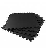 Підлогове покриття для спортзалу SportVida Mat Puzzle 10 мм SV-EZ0006 Black