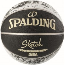М'яч баскетбольний Spalding NBA Sketch Swoosh Outdoor Size 7