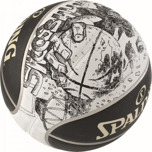 Мяч баскетбольный Spalding NBA Sketch Swoosh Outdoor Size 7