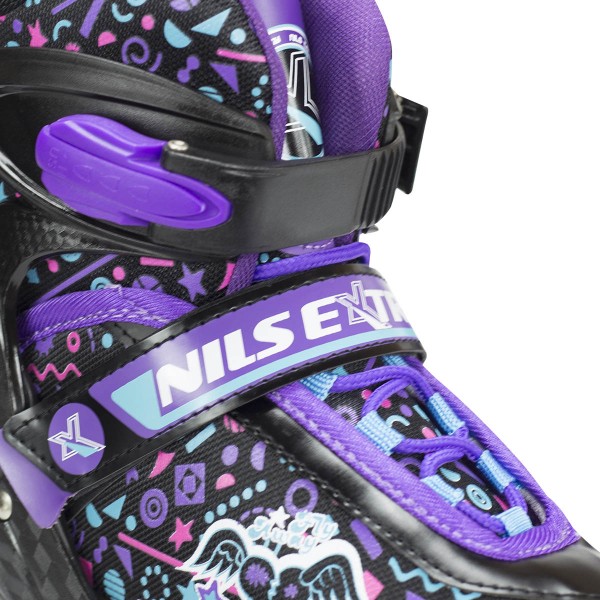 Роликовые коньки Nils Extreme NJ4613A Size 30-33 Purple