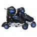 Роликовые коньки SportVida 4 в 1 SV-LG0028 Size 31-34 Black/Blue