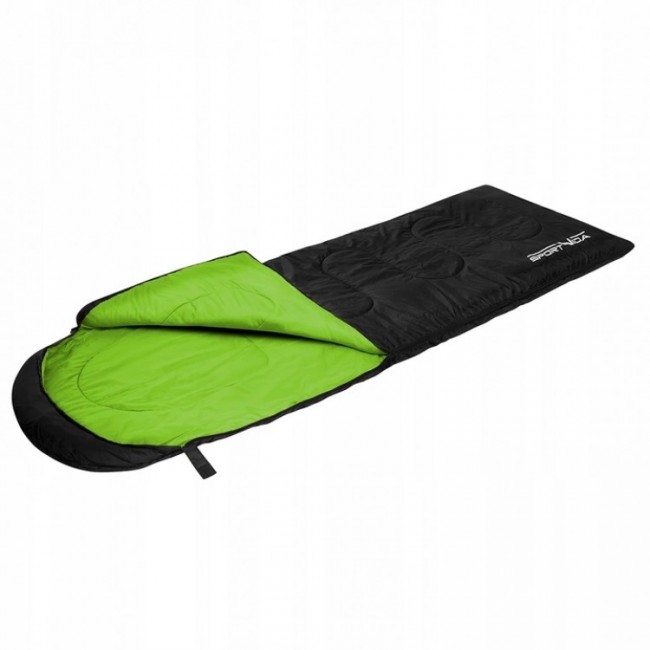 Спальный мешок SportVida SV-CC0019 Left Black/Green
