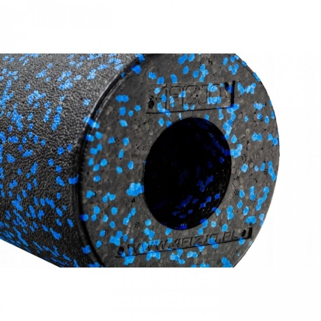 Масажний ролик 4FIZJO EPP PRO+ 33 x 14 см (валик, роллер) гладкий Black/Blue (P-5907222931417)