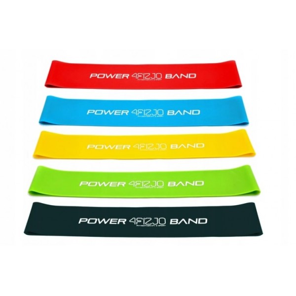 Набор резинок для фитнеса 4FIZJO Mini Power Band 5 шт 4FJ1110