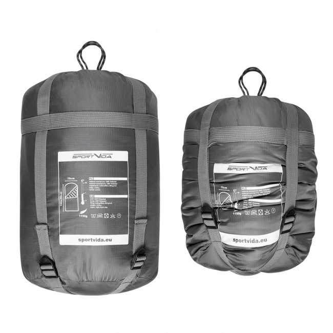 Спальний мішок SportVida SV-CC0015 Grey / Green