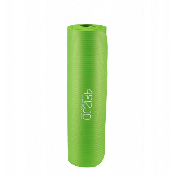 Коврик для фитнеса и йоги 4FIZJO NBR 1 см 4FJ0017 Green