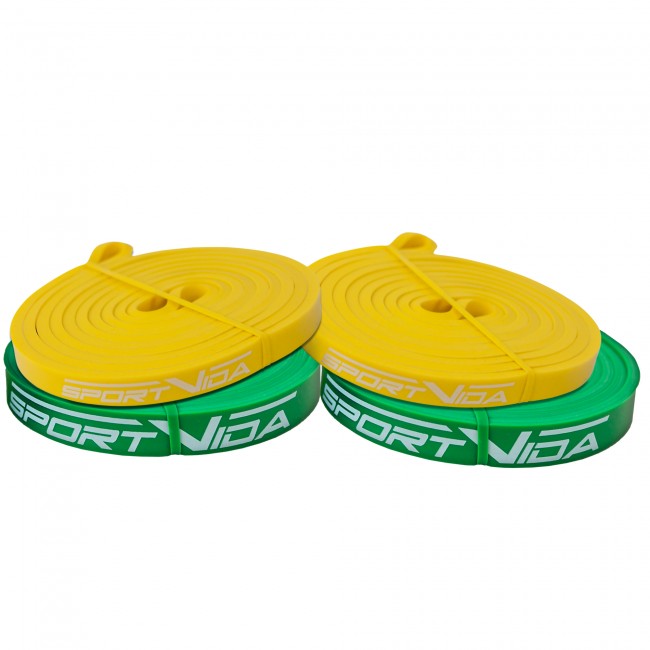 Гумка для підтягувань (силова стрічка) SportVida Power Band 4 шт 0-12 кг SV-HK004-34 Гумка для підтягувань (силова стрічка) SportVida Power Band 4 шт 0-12 кг SV-HK004-34