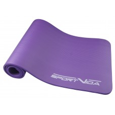 Коврик для фитнеса и йоги SportVida NBR 1 см SV-HK0068 Violet