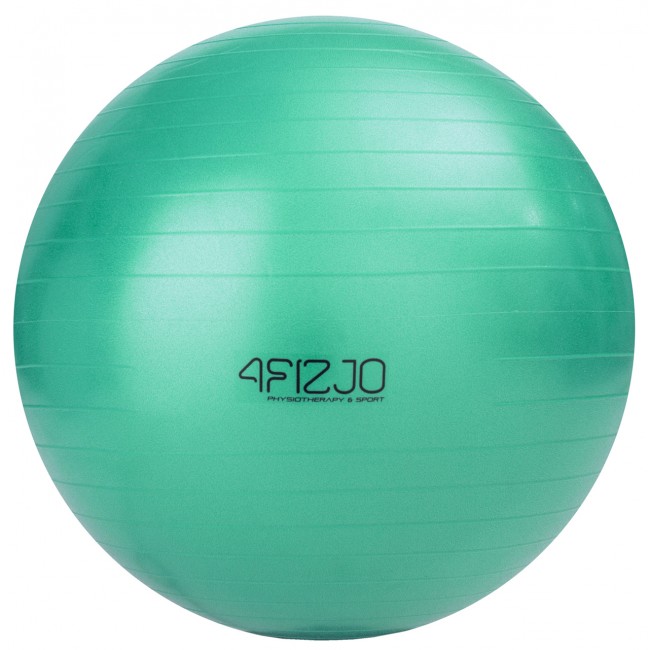 Фитбол (мяч для фитнеса, гимнастический) 4FIZJO 75 см Anti-Burst 4FJ1189 Green Фитбол (мяч для фитнеса, гимнастический) 4FIZJO 75 см Anti-Burst 4FJ1189 Green