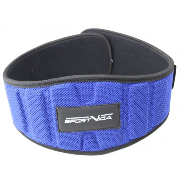 Пояс для тяжелой атлетики неопреновый SportVida SV-AG0094 (M) Blue