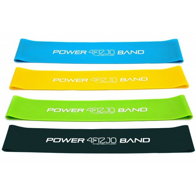 Набір резинок для фітнесу 4FIZJO Mini Power Band 4 шт 4FJ1042