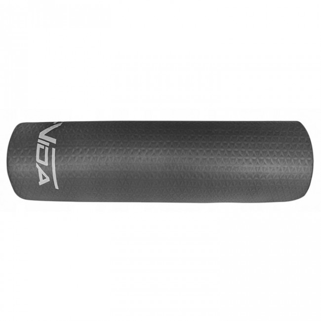 Килимок для фітнесу текстурований SportVida NBR 1 см SV-HK0070 Grey