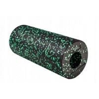 Массажный ролик 4FIZJO EPP PRO+ 33 x 14 см (валик, роллер) гладкий Black/Green (P-5907222931424)