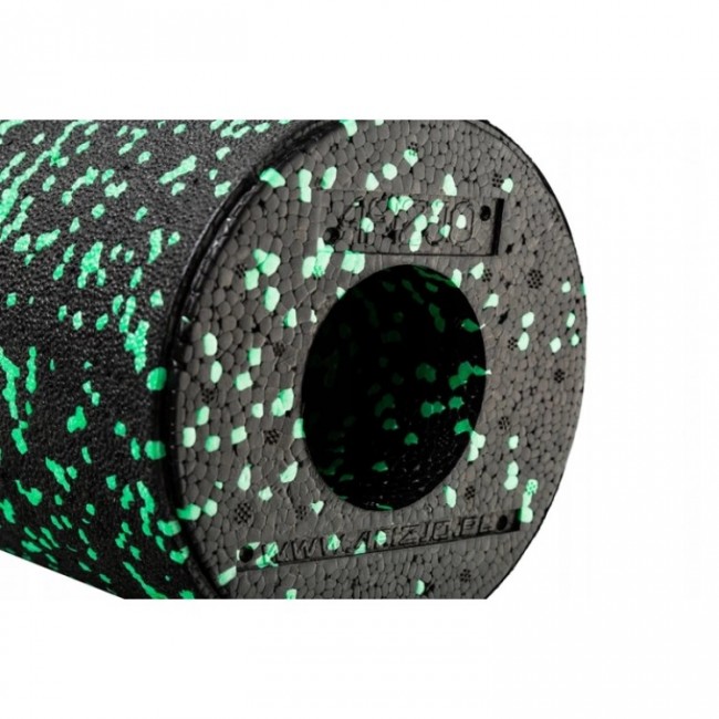 Масажний ролик 4FIZJO EPP PRO+ 33 x 14 см (валик, роллер) гладкий Black/Green (P-5907222931424)