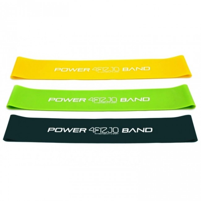 Фітнес гумка для ніг і сідниць еластична 4FIZJO Mini Power Band 3 шт 4FJ0008