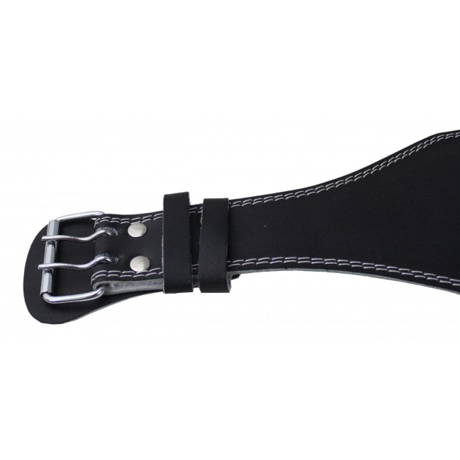 Пояс для тяжелой атлетики с экокожи SportVida SV-AG0066 (M) Black