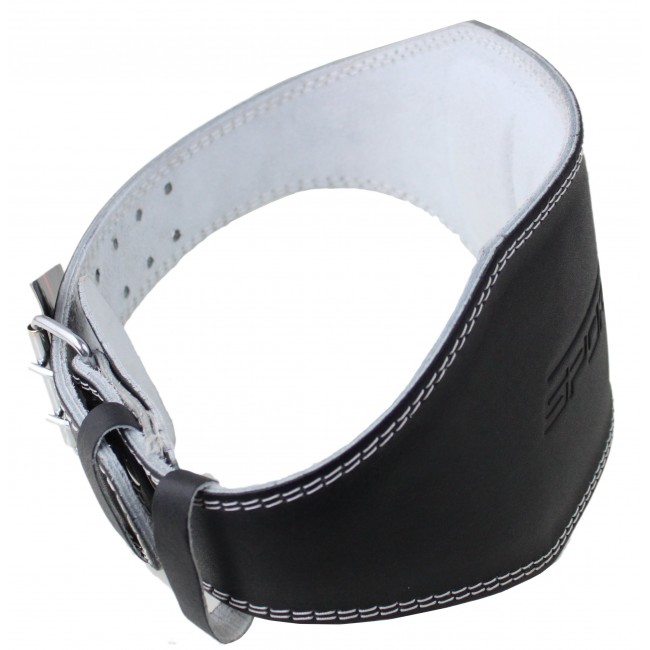 Пояс для тяжелой атлетики с экокожи SportVida SV-AG0066 (M) Black
