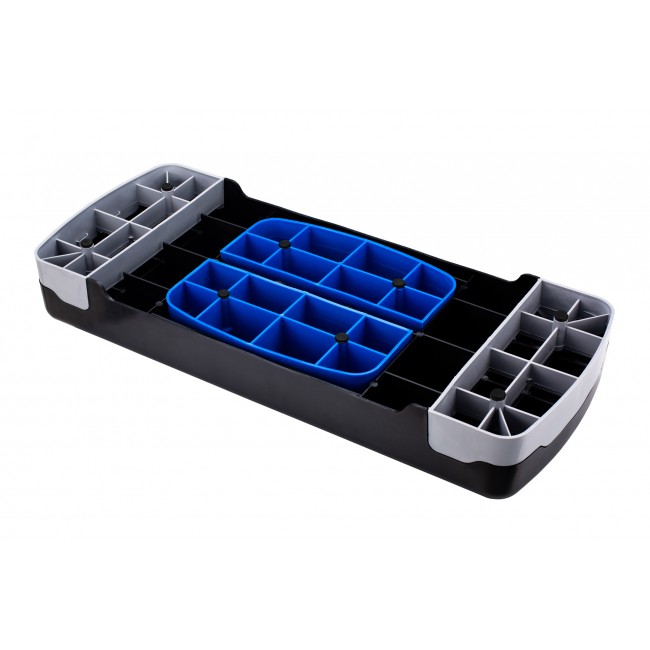 Степ-платформа 2-ступінчаста 4FIZJO 69 х 28 х 10-15 см Black/Blue (P-5907222931370)