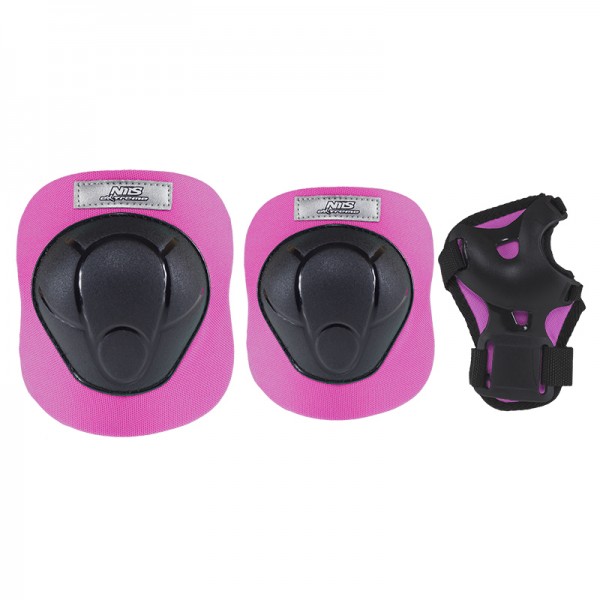 Комплект защитный Nils Extreme H210 Size S Black/Pink