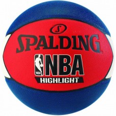 М'яч баскетбольний Spalding NBA Highlight Blue / Red Size 7