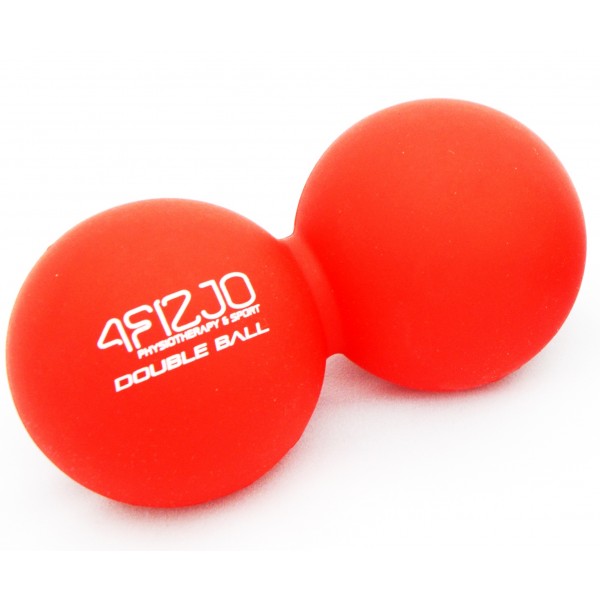 Массажный мячик двойной 4FIZJO Lacrosse Double Ball 6.5 x 13.5 см 4FJ1219 Red