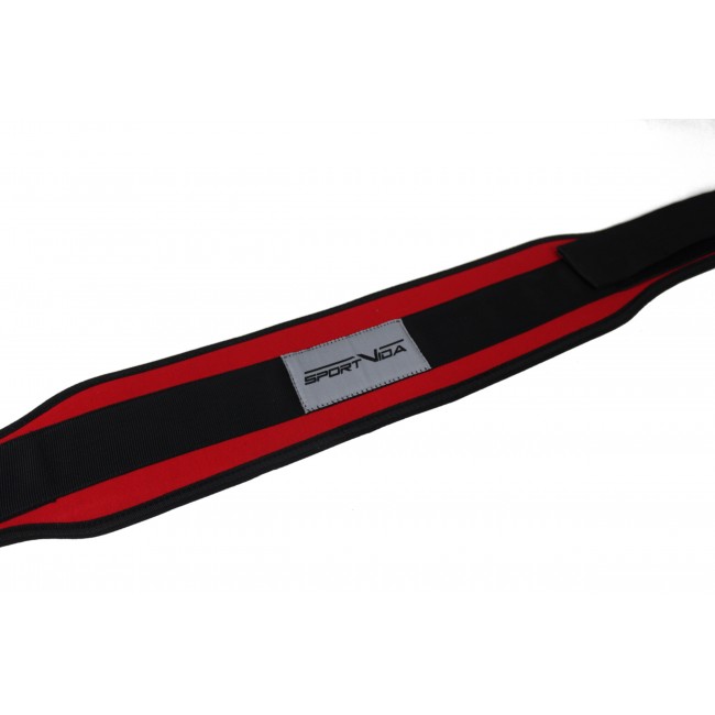 Пояс для важкої атлетики неопреновим SportVida SV-AG0104 (XL) Red