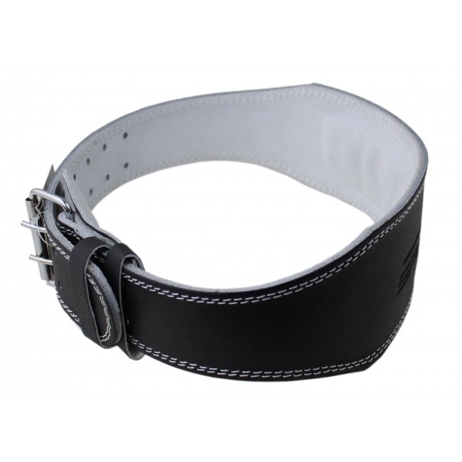 Пояс для важкої атлетики шкіряний SportVida SV-AG0057 (L) Black