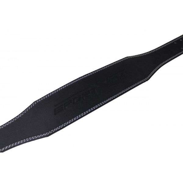 Пояс для тяжелой атлетики кожаный SportVida SV-AG0057 (L) Black