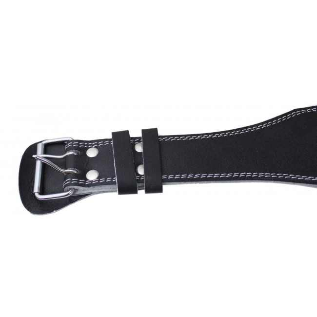 Пояс для важкої атлетики шкіряний SportVida SV-AG0057 (L) Black