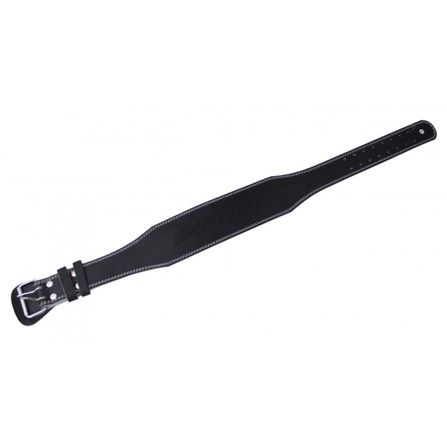 Пояс для важкої атлетики шкіряний SportVida SV-AG0057 (L) Black