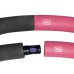 Хулахуп обруч для схуднення масажний SportVida 100 см 1.2 кг SV-HK0156-2 Grey / Pink