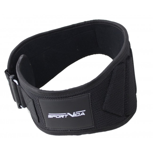 Пояс для тяжелой атлетики неопреновый SportVida SV-AG0086 (M) Black