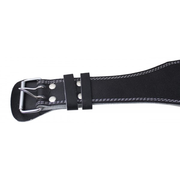 Пояс для тяжелой атлетики кожаный SportVida SV-AG0059 (XXL) Black