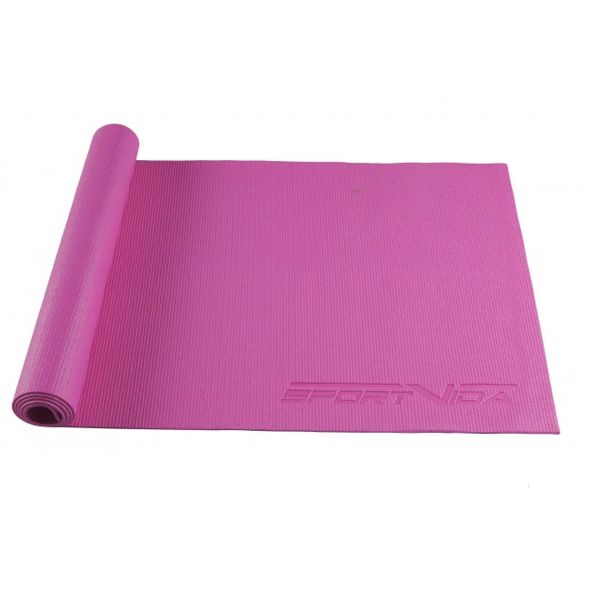 Йога мат SportVida PVC 4 мм SV-HK0049 Pink Йога мат SportVida PVC 4 мм SV-HK0049 Pink