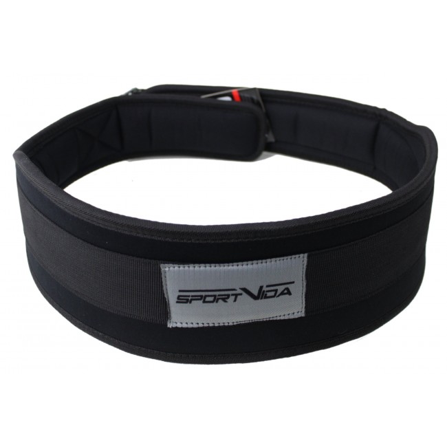 Пояс для важкої атлетики неопреновий SportVida SV-AG0098 (M) Black