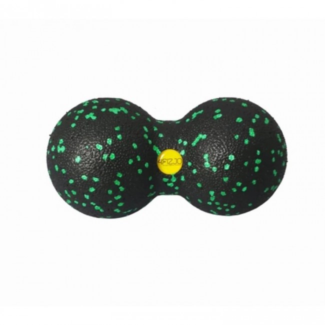 Масажний м'яч подвійний 4FIZJO EPP DuoBall 08 Black/Green (P-5907222931295) Масажний м'яч подвійний 4FIZJO EPP DuoBall 08 Black/Green (P-5907222931295)