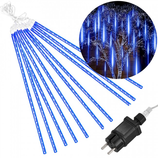 Гирлянда метеоритный дождь Springos 4 м 480 LED CL1210 Blue Гирлянда метеоритный дождь Springos 4 м 480 LED CL1210 Blue