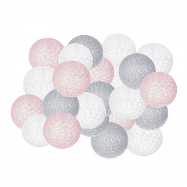 Гирлянда на батарейках Springos Cotton Balls 4 м 20 LED CL0048 Warm White