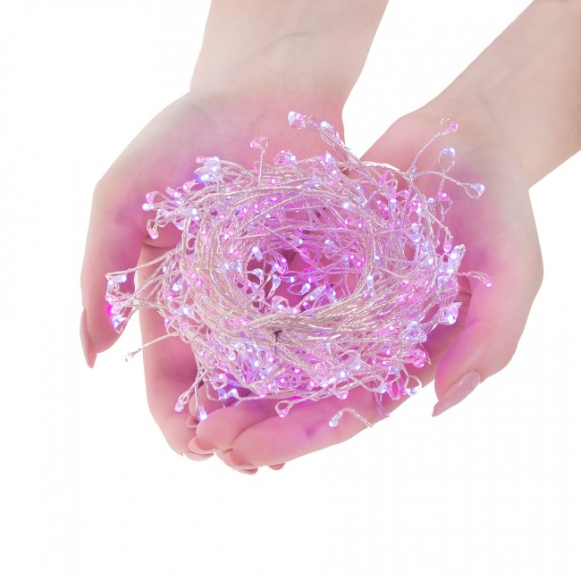 Гирлянда Springos 3 м 300 LED CL0091 Cold White/Pink