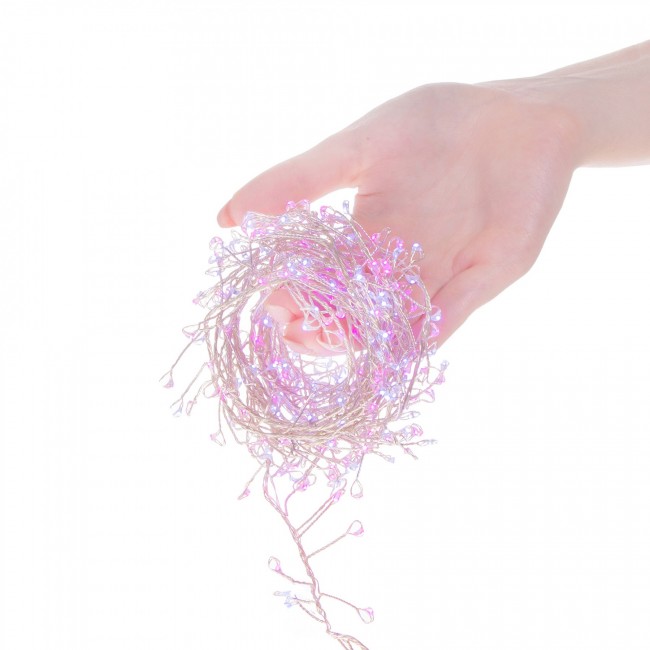 Гирлянда Springos 3 м 300 LED CL0091 Cold White/Pink