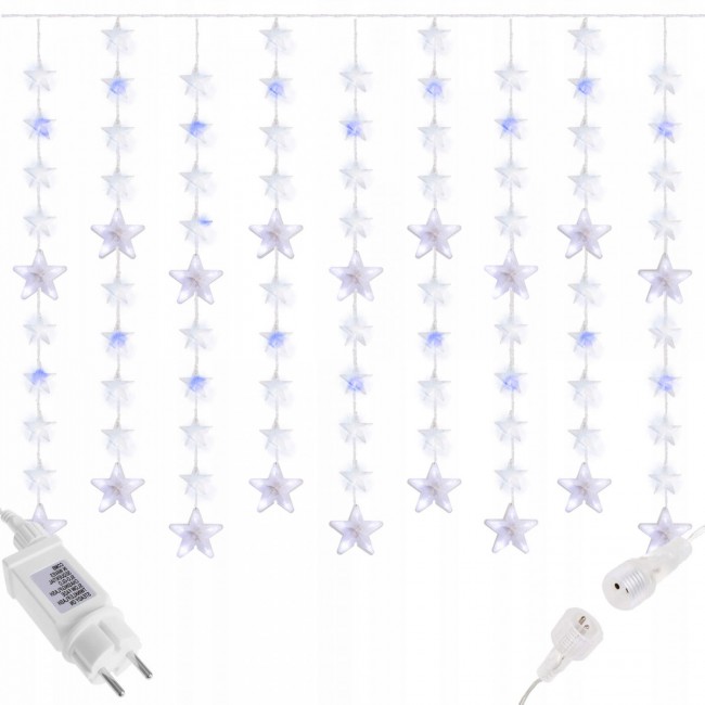 Гирлянда бахрома уличная (наружная) Springos 2 м 180 LED CL4003 Cold White/Blue