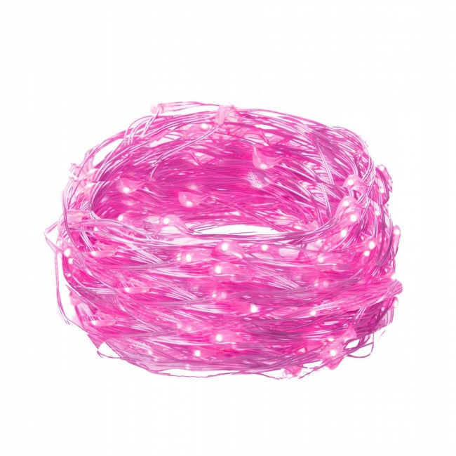 Гирлянда на батарейках Springos 1.9 м 20 LED CL0009 Pink