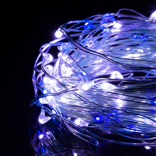 Гирлянда на батарейках Springos 1.9 м 20 LED CL0010 Cold White/Blue