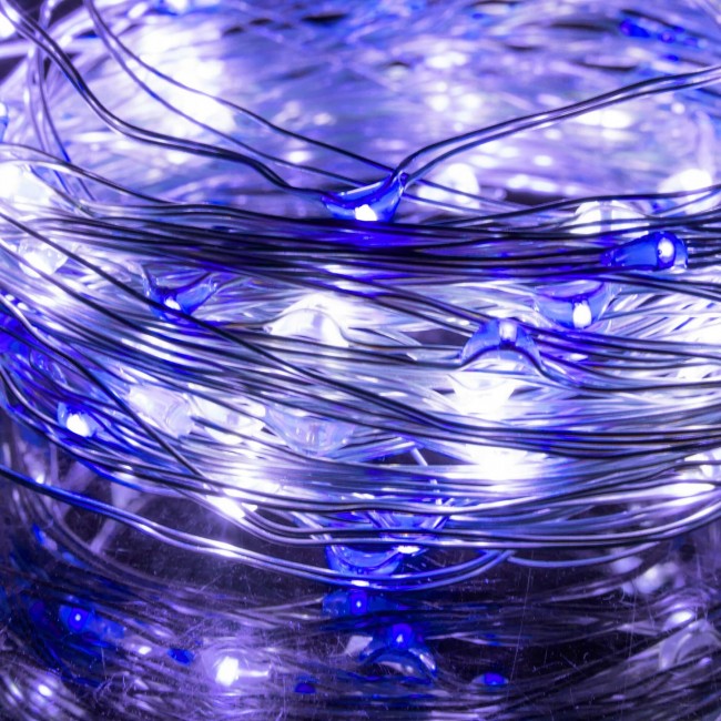 Гирлянда на батарейках Springos 1.9 м 20 LED CL0010 Cold White/Blue