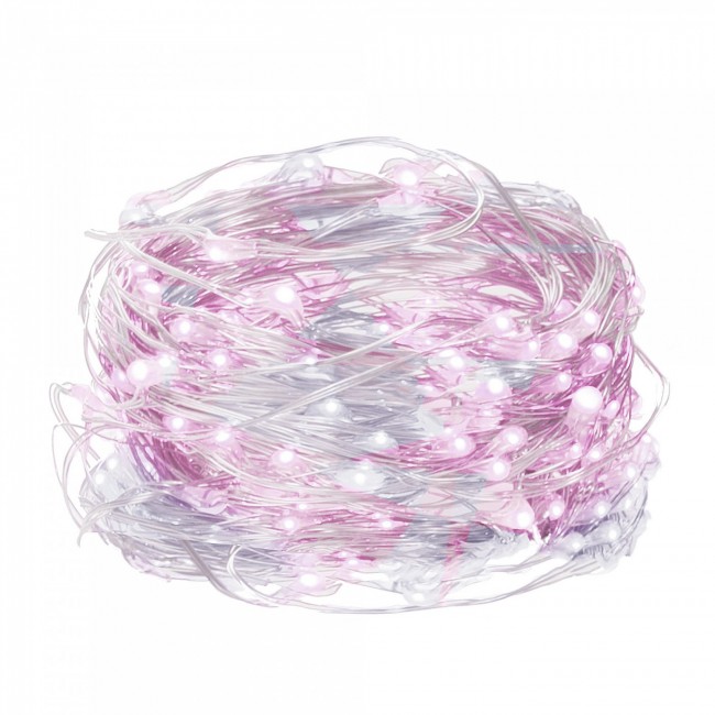 Гирлянда на батарейках Springos 1.9 м 20 LED CL0013 Cold White/Pink