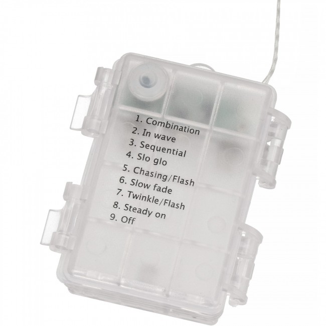 Гирлянда водопад (штора) на батарейках Springos 3 x 3 м 300 LED CL0183 Warm White
