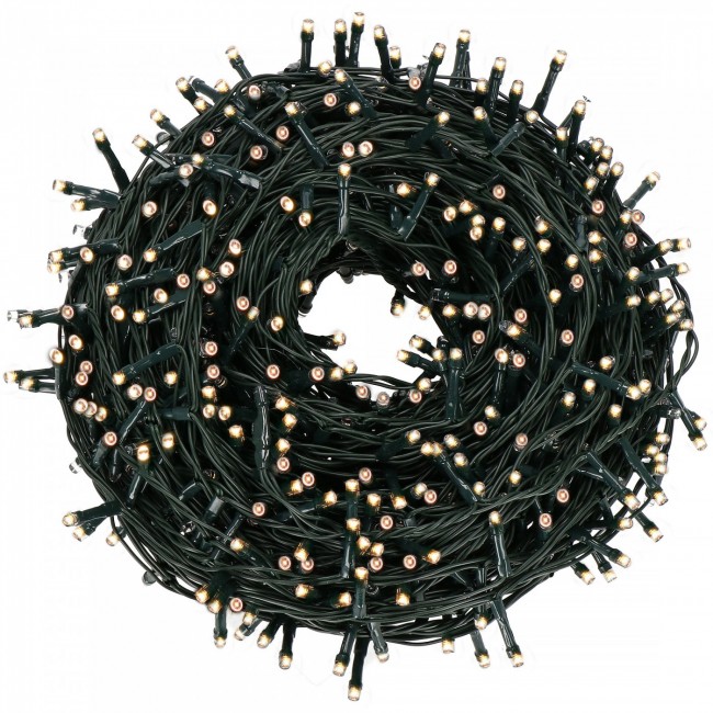 Гирлянда уличная (наружная) Springos 25 м 500 LED CL0521 Warm White