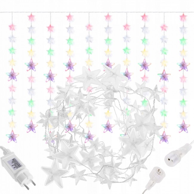 Гирлянда бахрома уличная (наружная) Springos 2 м 180 LED CL4005 Mix