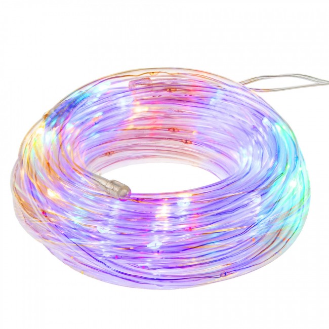 Гирлянда дюралайт на батарейках Springos Rope Lights 5 м 50 LED CL0856 Mix